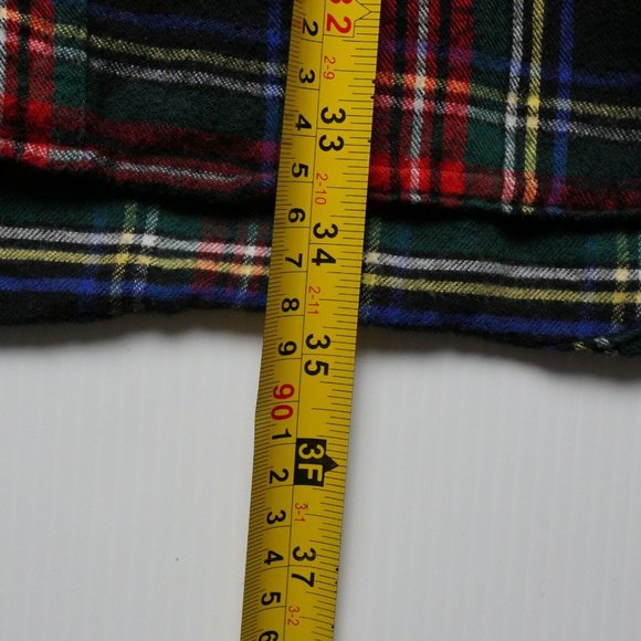LL Bean Men's Flannel Button Down Colorful Plaid Long Sleeves Shirt Size XL Tall - Picture 7 of 7